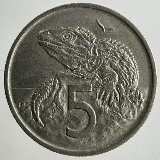 1967 New Zealand 5 Cents Coin | Fine Collectable Grade