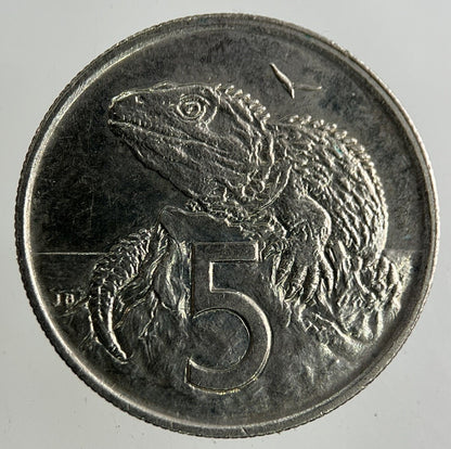 1978 New Zealand 5 Cents Coin | Fine Collectable Grade