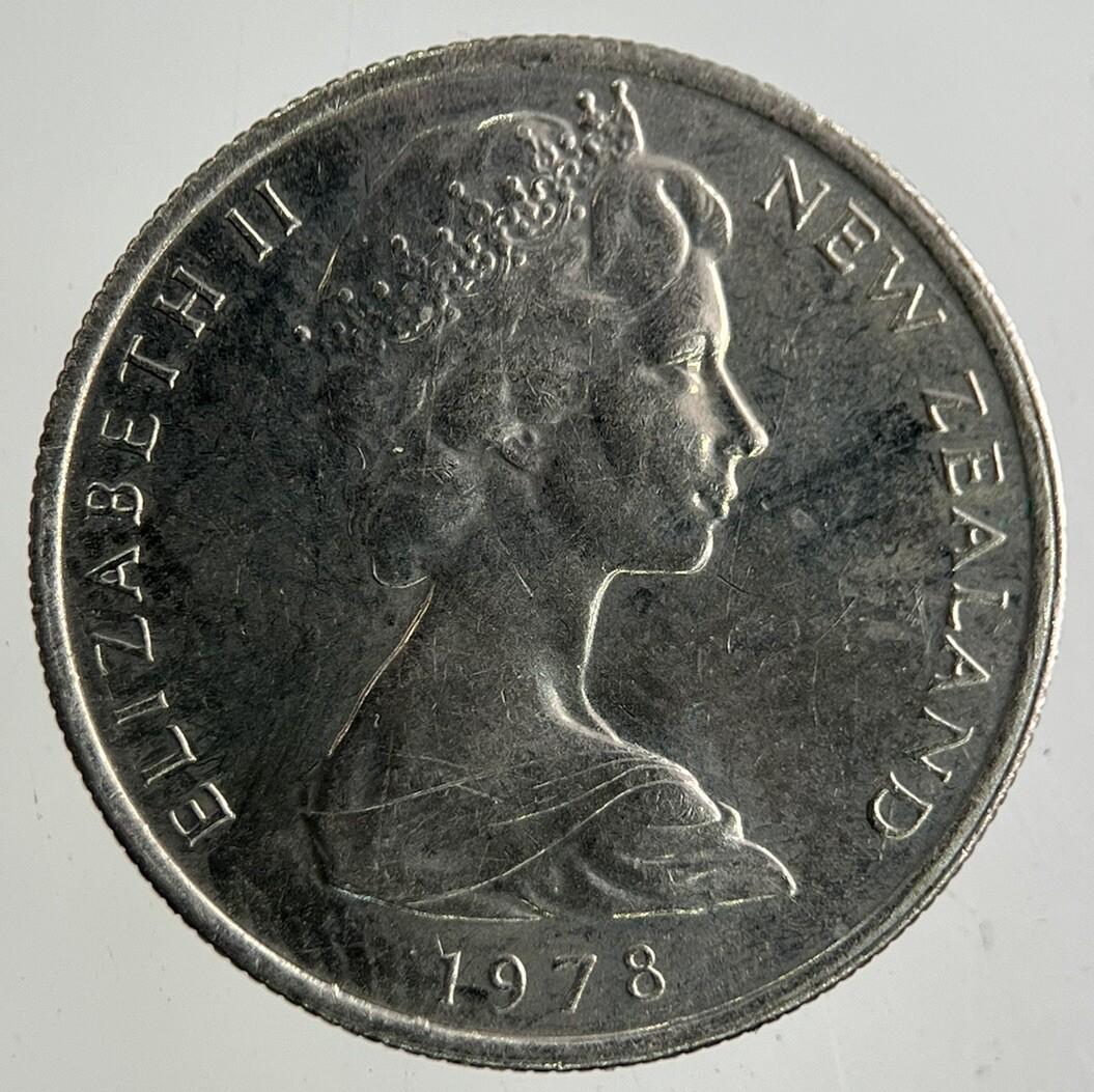 1978 New Zealand 5 Cents Coin | Fine Collectable Grade