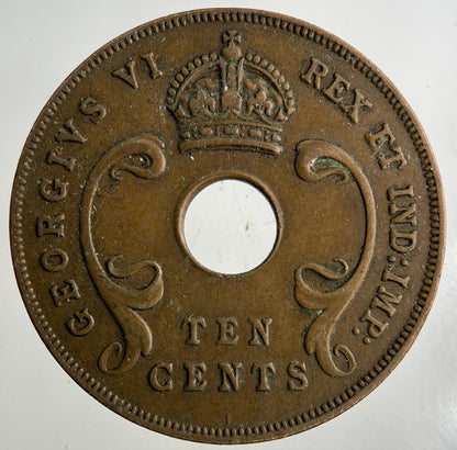 1941 East Africa 10 Cents Coin | Fine Collectable Grade