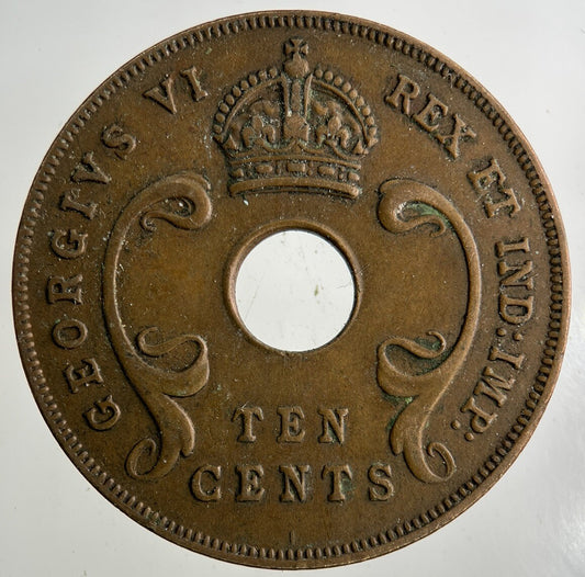 1941 East Africa 10 Cents Coin | Fine Collectable Grade
