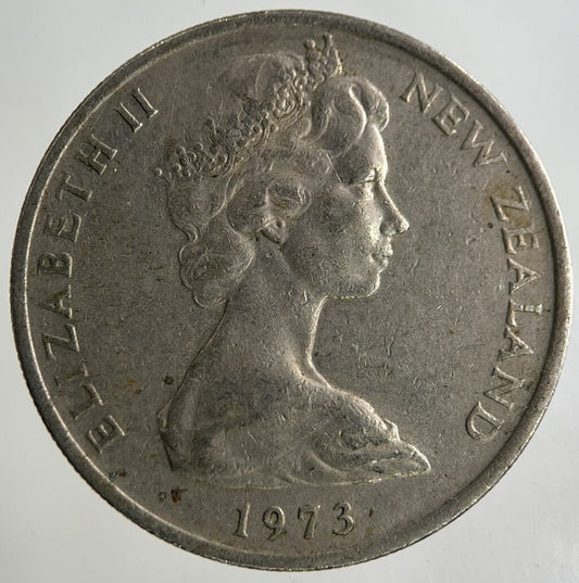 1973 New Zealand 10 Cents Coin | Fine Collectable Grade