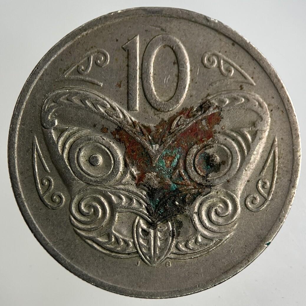 1973 New Zealand 10 Cents Coin | Fine Collectable Grade