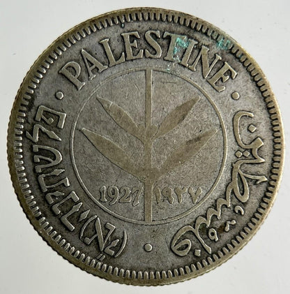 1927 Palestine 50 Mils Silver Coin | Collectable Grade