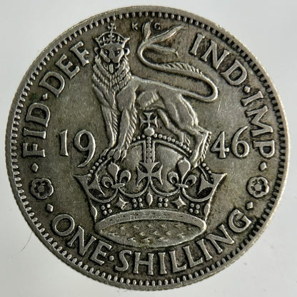 1946 George VI Shilling Silver Coin | Fine Collectable Grade