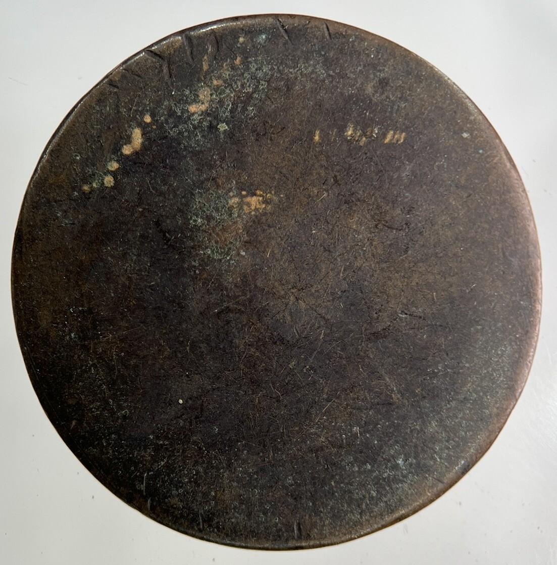 1861 Victoria One Penny Coin | Worn Grade