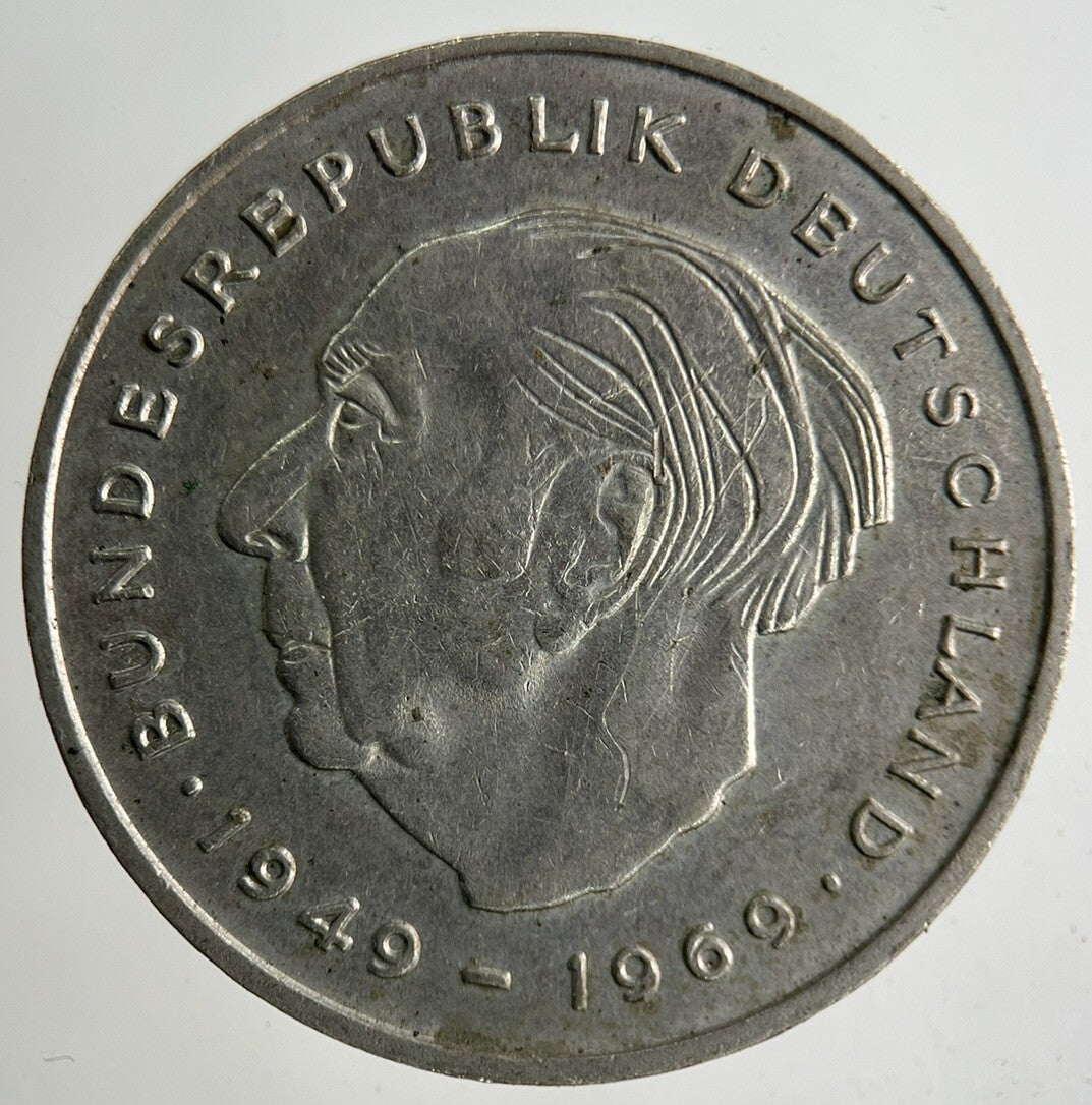 1974 Germany 2 Mark Coin | Fine Collectable Grade