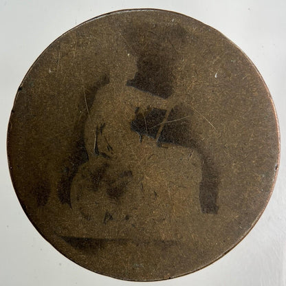 British Victoria One Penny Coin | Worn Grade