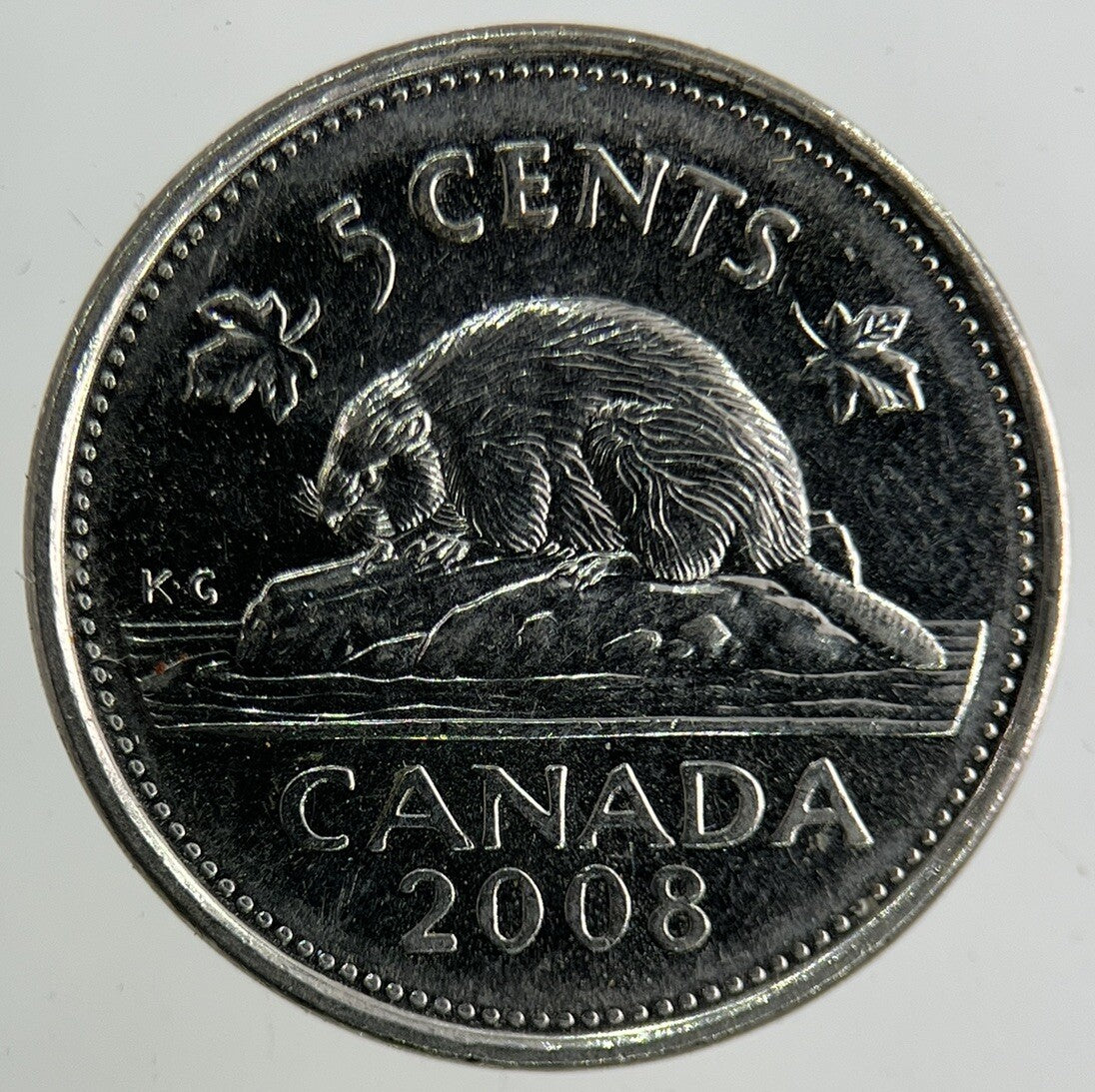2008 Canada 5 Cents Coin | Fine Collectable Grade