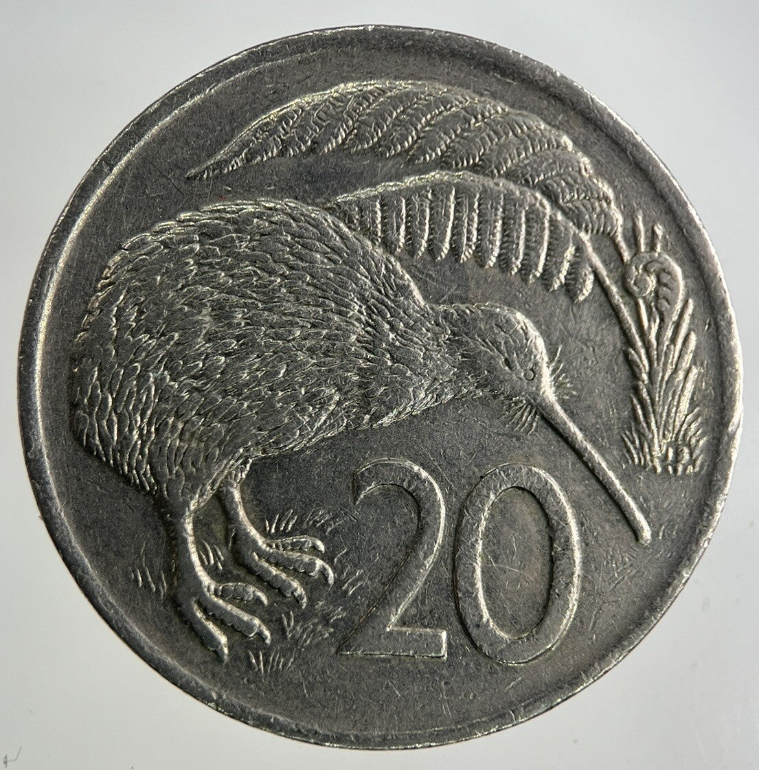 1976 New Zealand 20 Cents Coin | Fine Collectable Grade