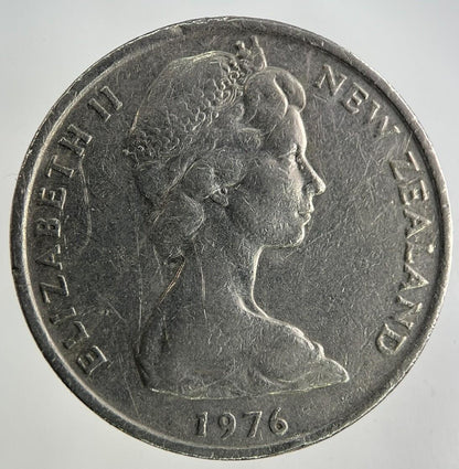 1976 New Zealand 20 Cents Coin | Fine Collectable Grade