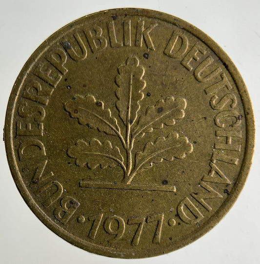 1977 Germany 10 Pfennig Coin | Fine Collectable Grade