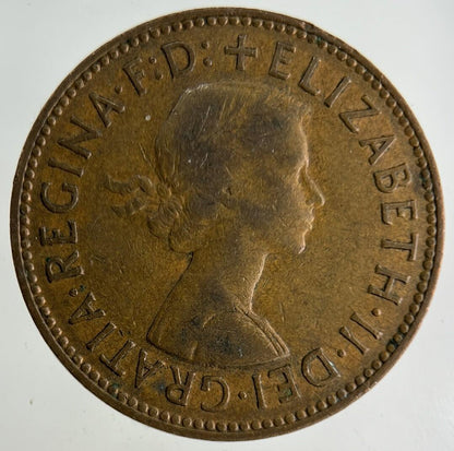 1962 Elizabeth II 2nd Half-Penny Coin | Fine Collectable Grade