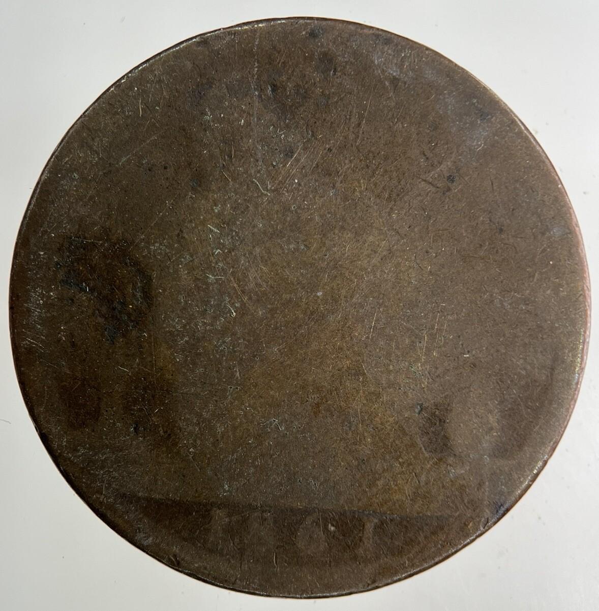 1861 Victoria One Penny Coin | Worn Grade