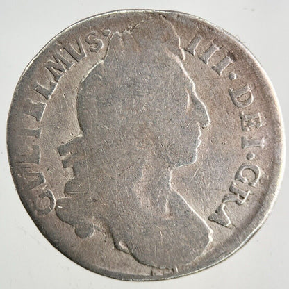 1696 William III 3rd Sixpence Silver Coin | Collectable Grade