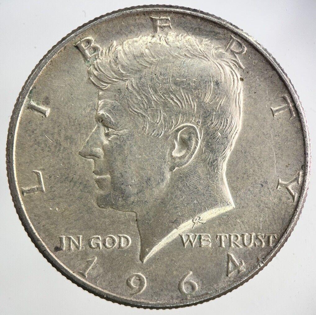 1964 US USA Kennedy Silver Half Dollar Coin | Very High Grade