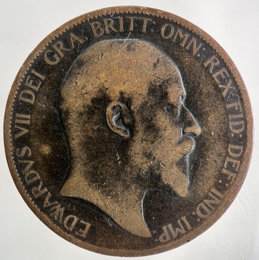 1903 Edward VII One Penny Coin | Collectable Grade
