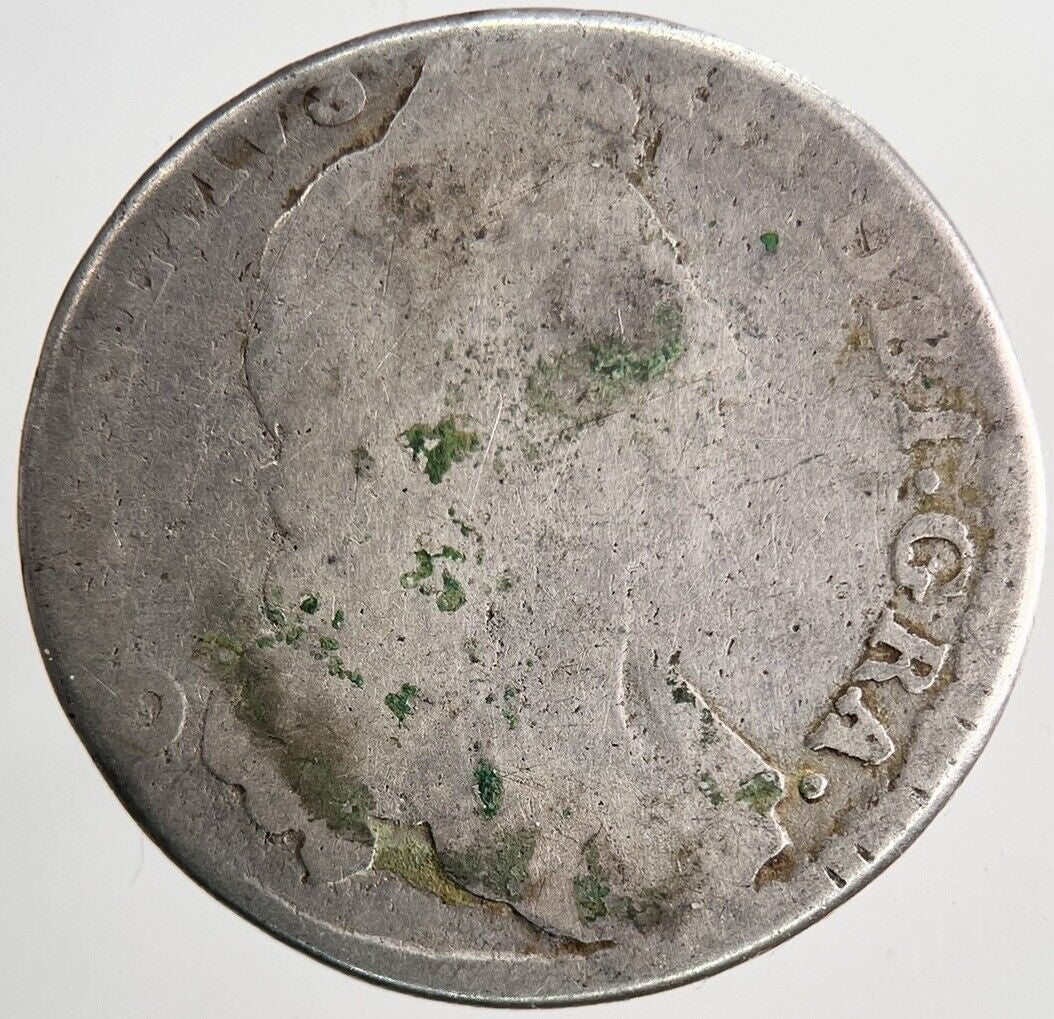 British William III 3rd Shilling Silver Coin | Fair Grade | a6489