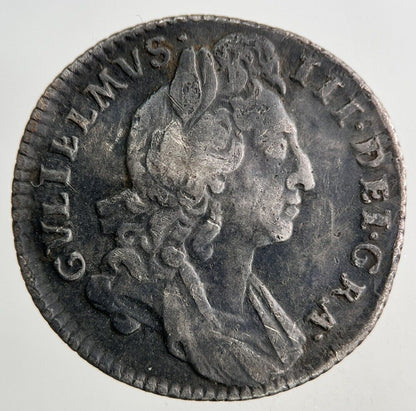 1696 William III 3rd Sixpence Silver Coin | Fine Collectable Grade