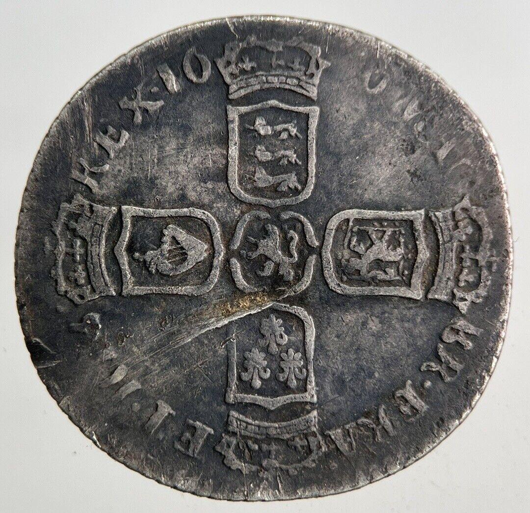 1696 William III 3rd Sixpence Silver Coin | Fine Collectable Grade