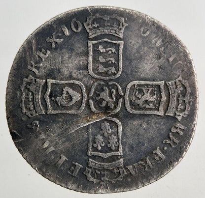 1696 William III 3rd Sixpence Silver Coin | Fine Collectable Grade