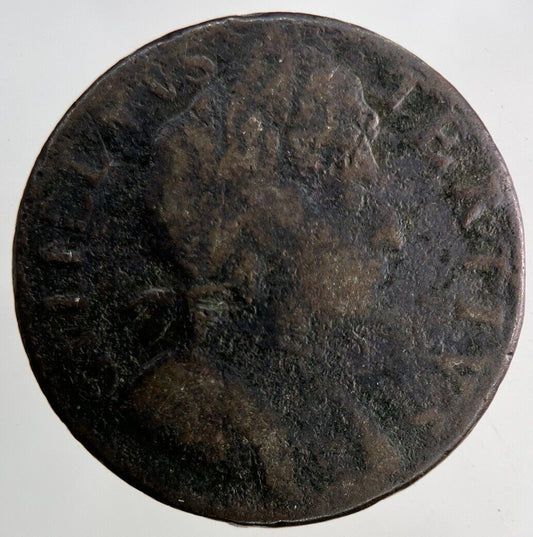 1697 William III Half-Penny Coin | Collectable Grade