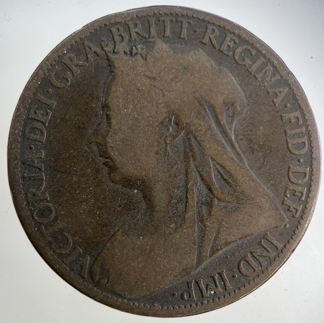 1897 Victoria One Penny Coin | Collectable Grade