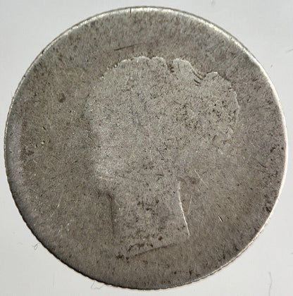 1840 India 1/4 Quarter Rupee Silver Coin | Collectable Grade | a8413