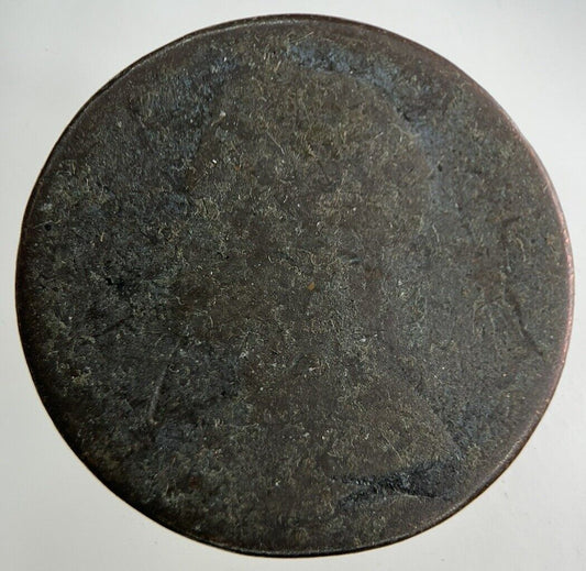 British George II 2nd Half-Penny Coin | Fair Grade