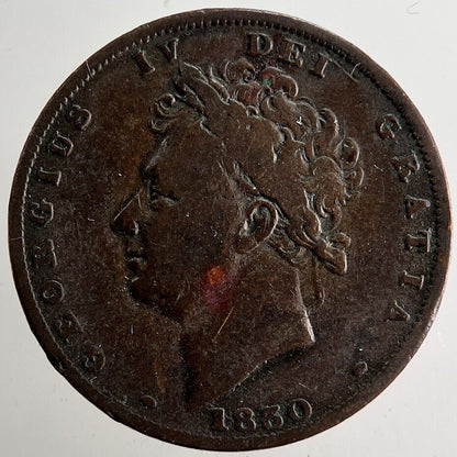 1830 George IV Farthing Coin | Collectable Grade