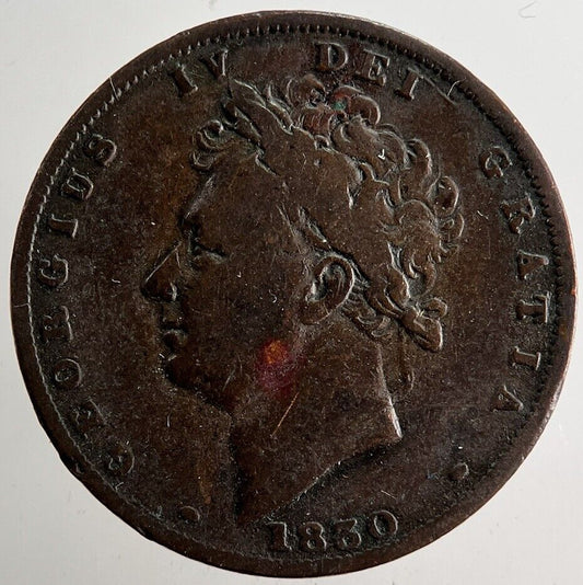 1830 George IV Farthing Coin | Collectable Grade