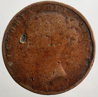 1853 Victoria Farthing Coin | Fair Grade | a5034