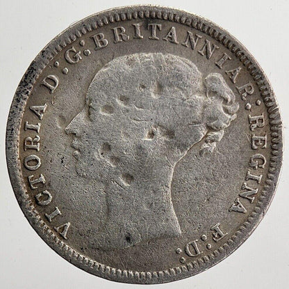 1873 Victoria Threepence Silver Coin | Fine Collectable Grade | a5890