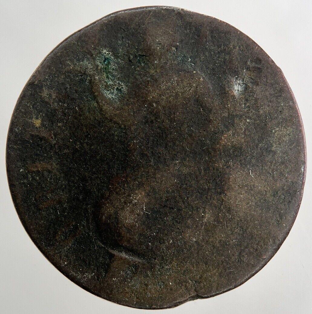 British William III 3rd Half-Penny Coin | Worn Grade