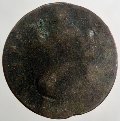 British William III 3rd Half-Penny Coin | Worn Grade