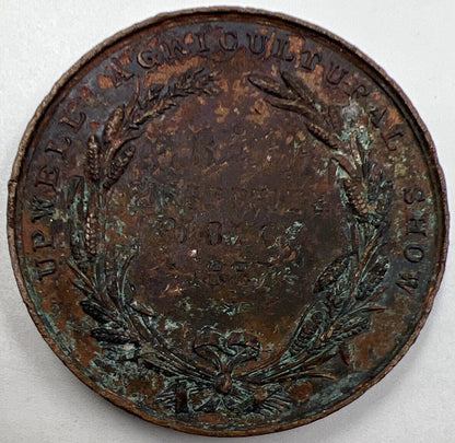 1887 Upwell Agricultural Show Horse Medal | Collectable Grade | a915