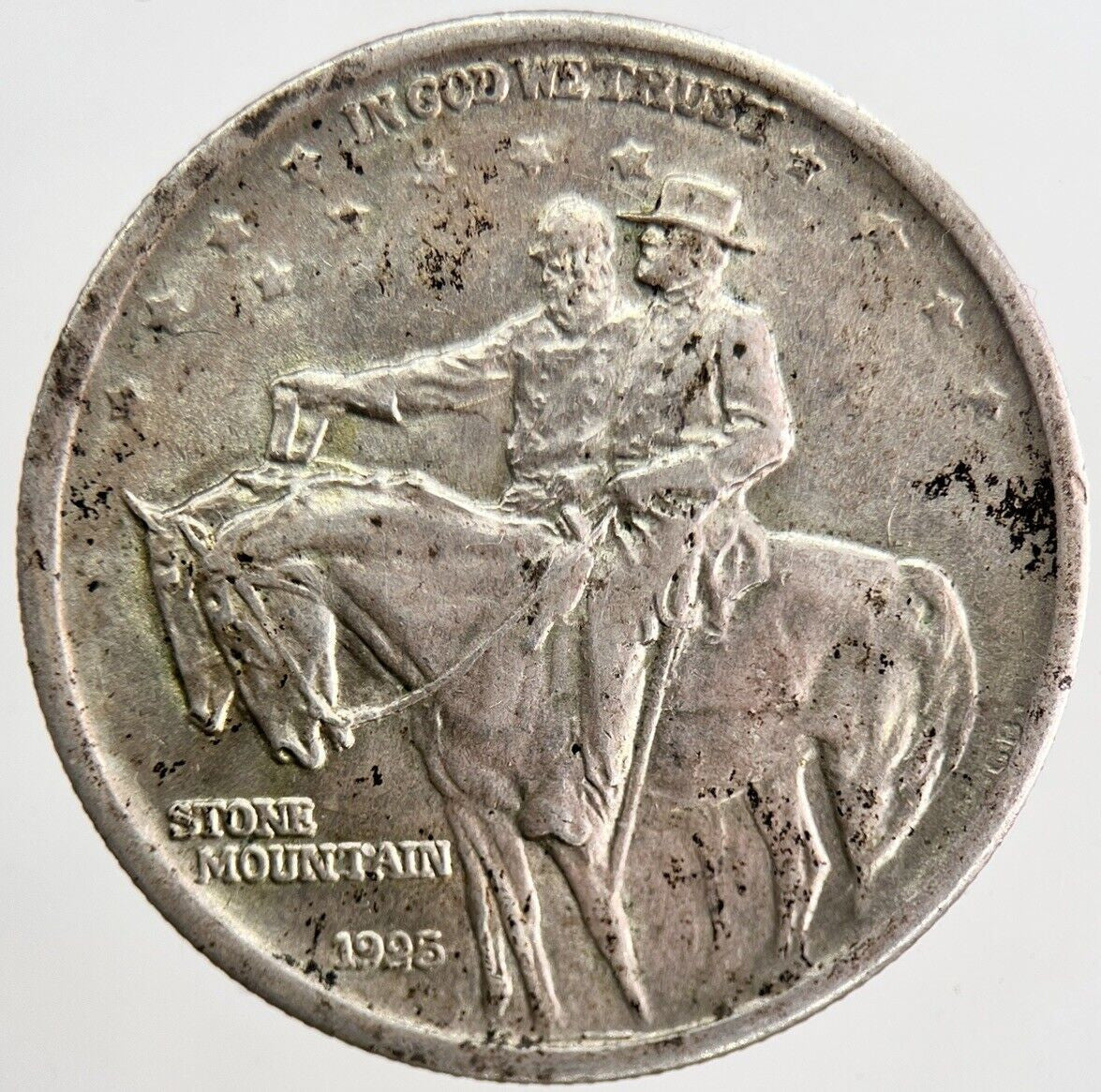 1925 US Soldier Stone Mountain Half Dollar Silver Coin | Very High Grade | a6274