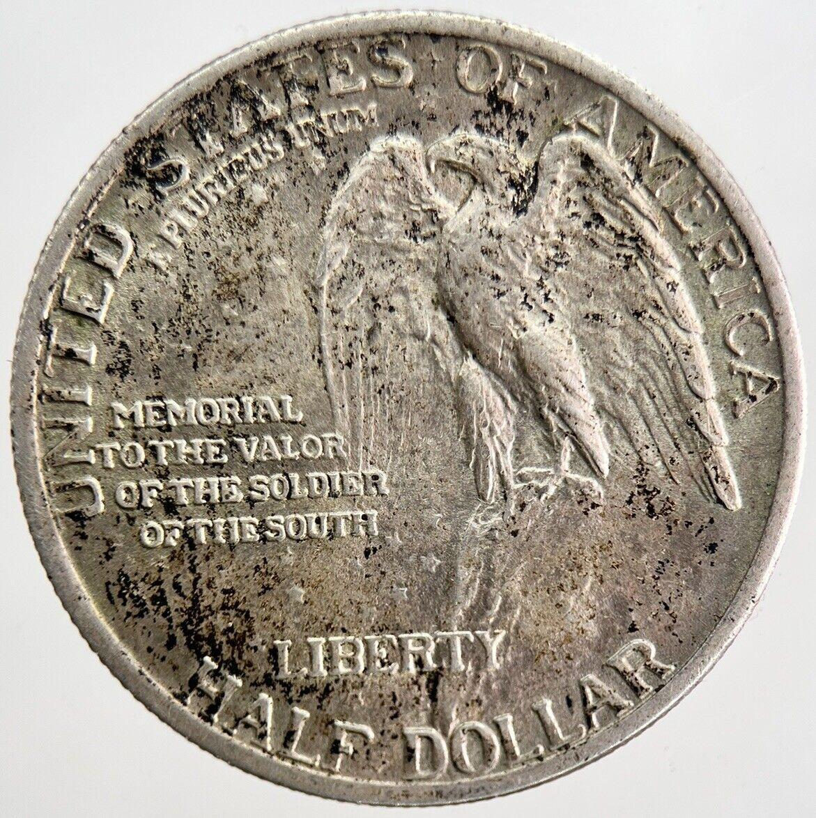 1925 US Soldier Stone Mountain Half Dollar Silver Coin | Very High Grade | a6274