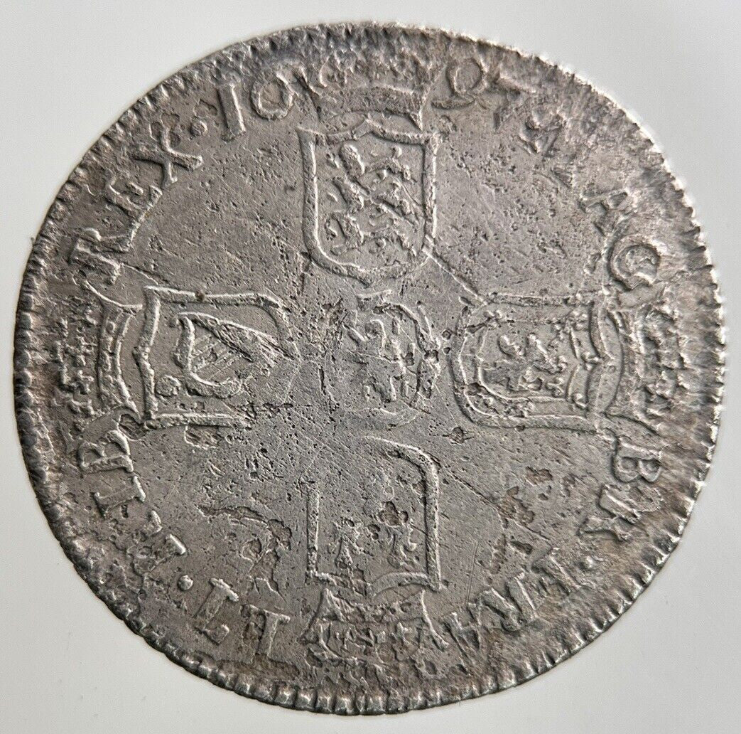 1697 William III 3rd Sixpence Silver Coin | Fine Collectable Grade