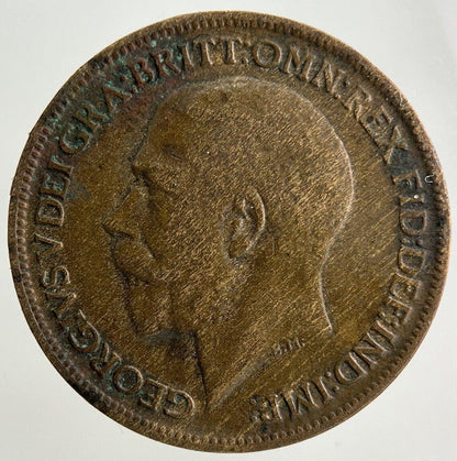 1915 George V Farthing Coin | Fine Collectable Grade