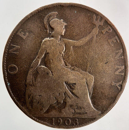 1903 Edward VII One Penny Coin | Collectable Grade