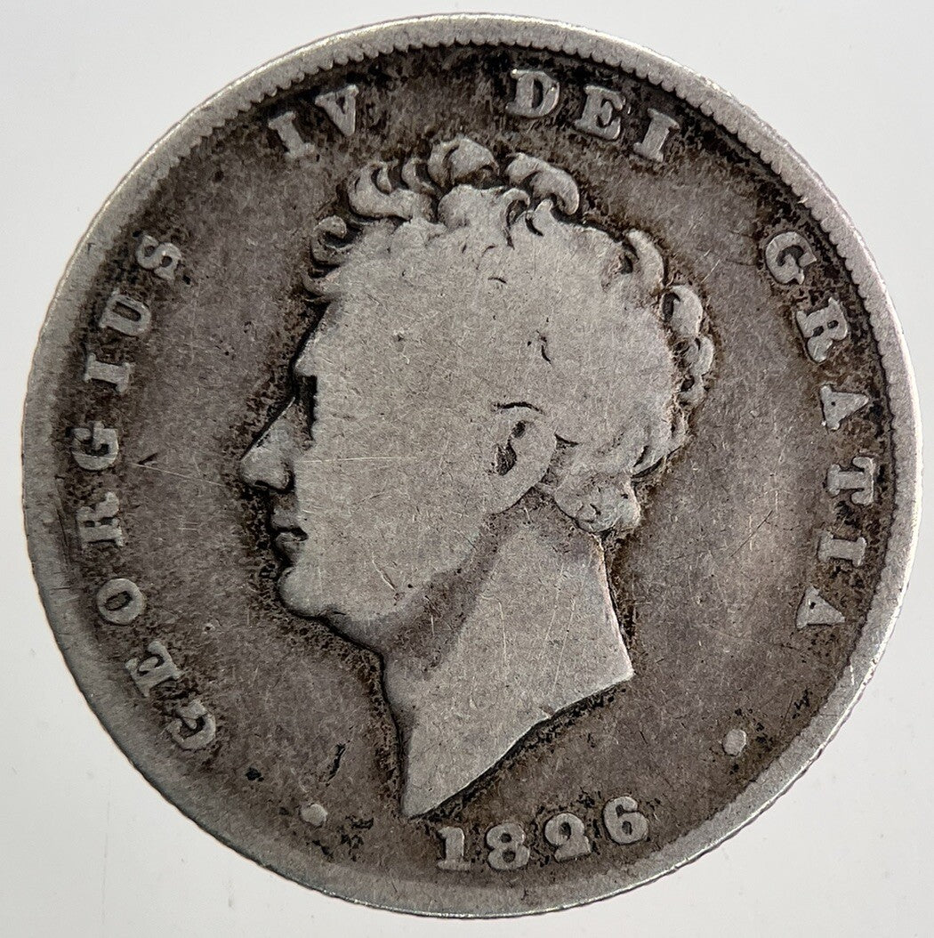 1826 George IV Shilling Silver Coin | Collectable Grade | a9616