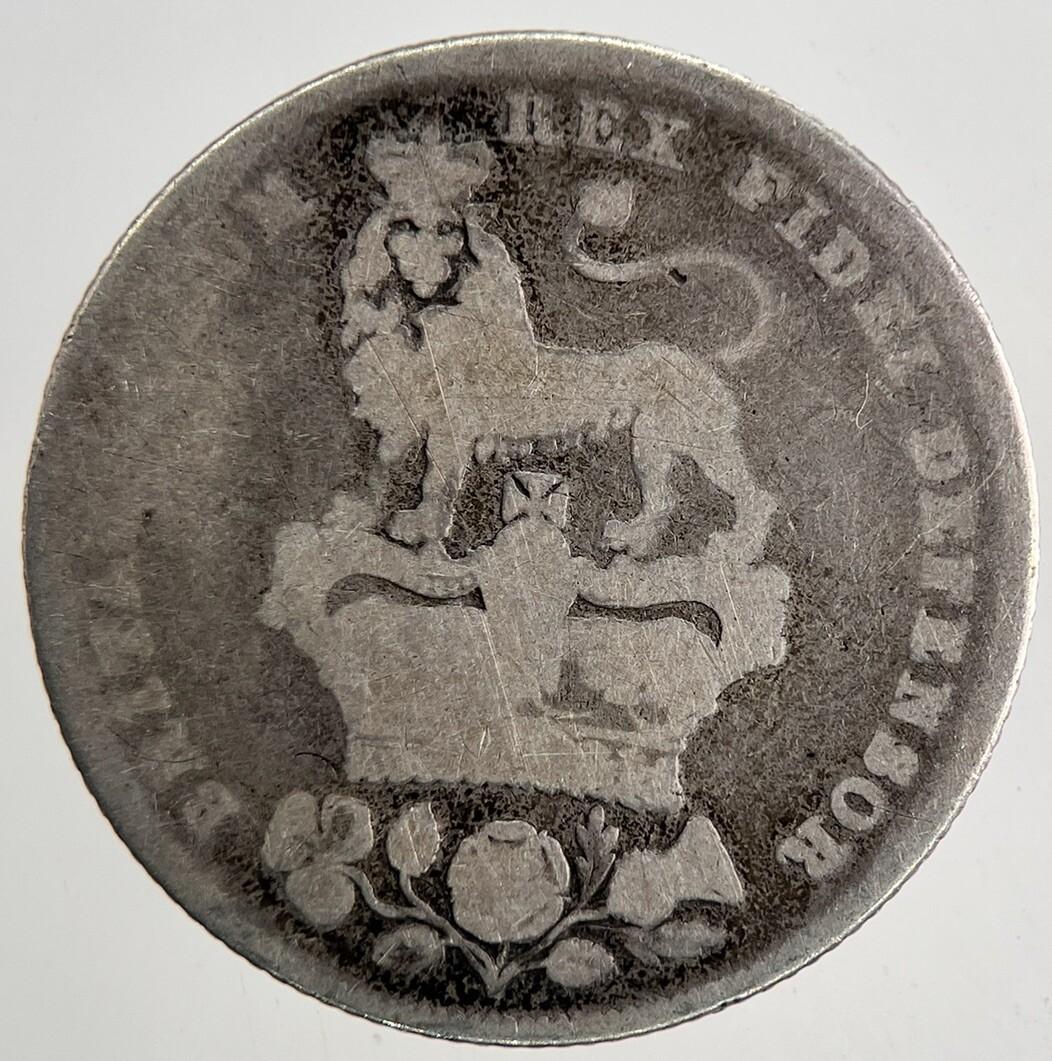 1826 George IV Shilling Silver Coin | Collectable Grade | a9616