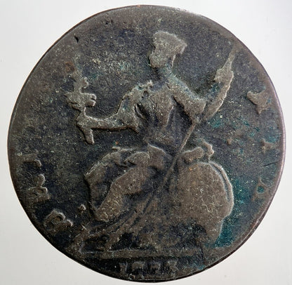 1773 George 3rd III Half-Penny British Coin | Collectable Grade | a5042