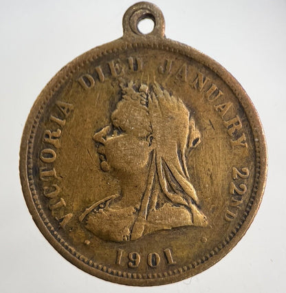 1901 Edward VII Queen Victoria British Medal | Collectable Grade | a5736
