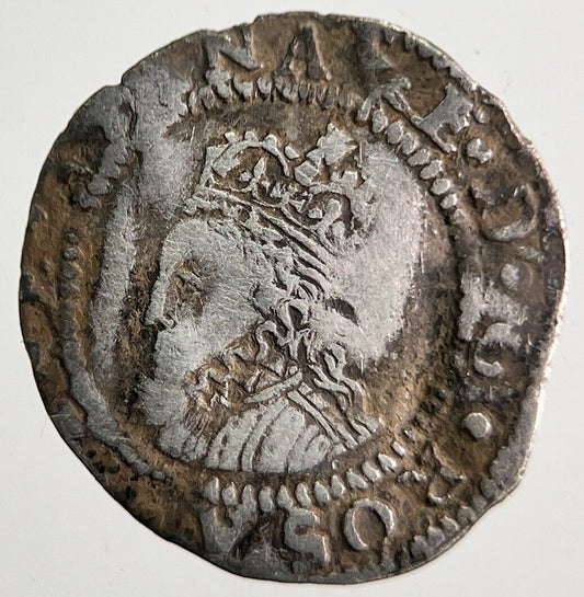 Elizabeth I 1st Penny Silver Hammered Coin | Collectable Grade | a1190