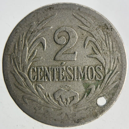1924 Uruguay 2 Centesimos Coin | Collectable Grade