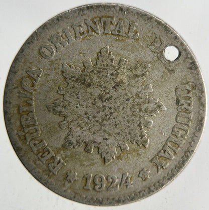 1924 Uruguay 2 Centesimos Coin | Collectable Grade