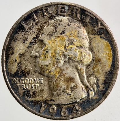 1964 US USA Quarter Dollar Silver Coin | Collectable Grade