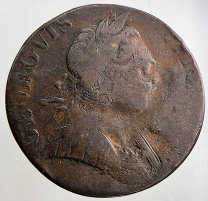 1777 Evasion George III 3rd Half-Penny Coin | Fine Collectable Grade